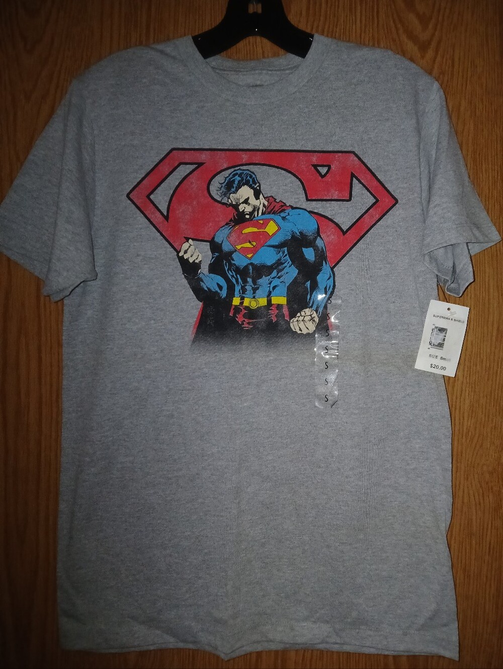 Superman Graphic Grey Men's T-Shirt